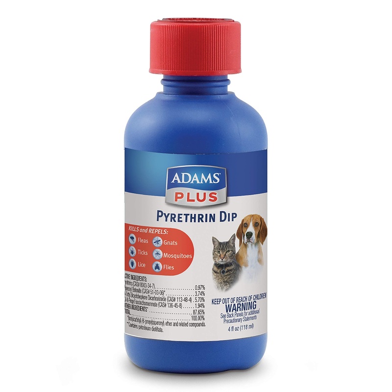 Adams Plus Pyrethrin Dip 4 fluid ounces, beige