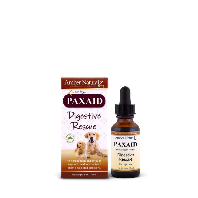 AMBER NATURALZ – PAXAID – Digestive Rescue – for Dogz – 1 Ounce