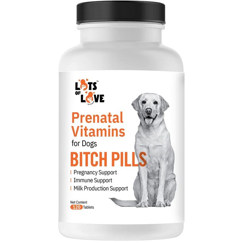 Bitch Pills – Prenatal Vitamins for Dogs (Thomas Pet Earlier) – 120 Tablets