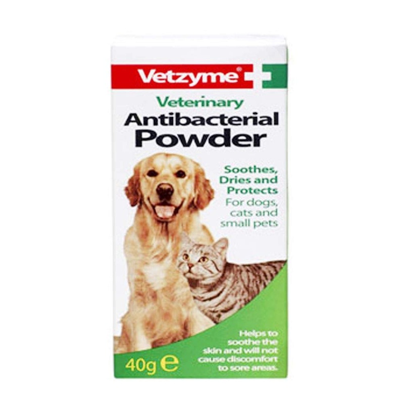BOB MARTIN Vetzyme Antibacterial Powder 40g pack of 1
