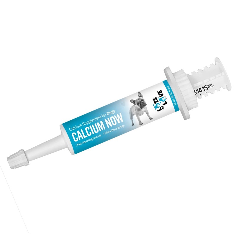 Calcium Now – Oral Calcium for Whelping Dogs – Dog & Cat Calcium Supplement Paste – Lots of Love (Vanilla, 15 ml Paste) Vanilla