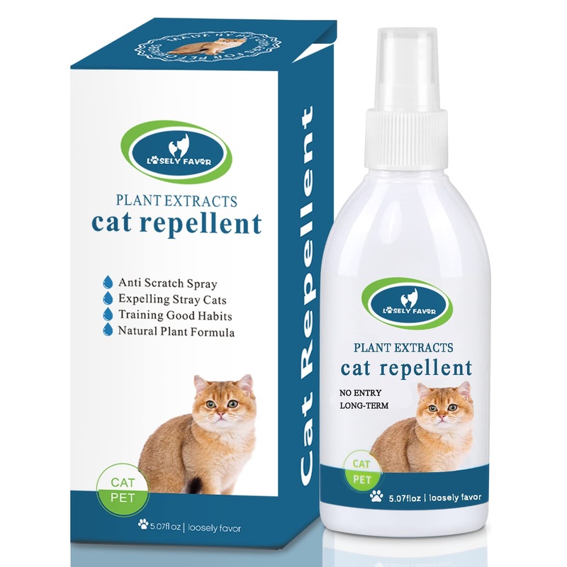 Cat Deterrent Spray Indoor, Cat Repellent Indoor for Cat and Kitten, Cat Scratch Deterrent Training Aid for Furniture, Sofas, Rugs, Curtain, Cat Deterrent Indoor and Outdoor, Protecting Furniture