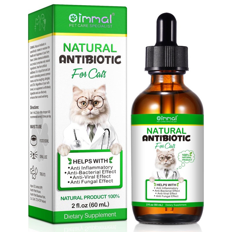 Dog Antibiotics- Strengthen Immune System – Nature Antibiotics for Dogs Skin, UTI, Allergy Cough Infection Treatment – Dog Multivitamin-2 Fl Oz