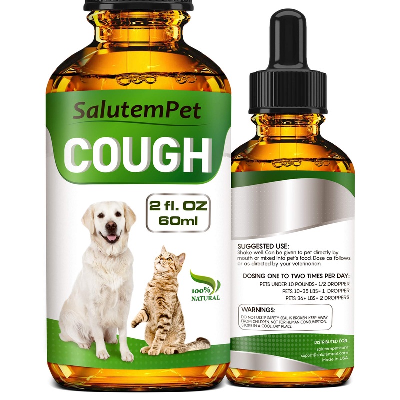 Dog Cough – Kennel Cough – Dog Allergy Relief – Supplements for Dogs & Cats Health – Allergy Relief Immune Supplement for Dogs – for Dry, Wet & Barkly Pet Cough