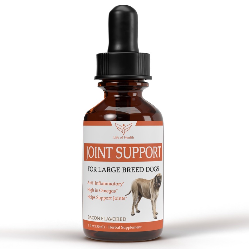 Dog Joint Supplement Large Breed | Dog Hip and Joint Supplement | Dog Joint Pain Relief | Dog Hip and Joint Supplement Large Breed | Dog Hip & Joint Care | Dog Joint Support | 1 fl oz: Bacon Flavor