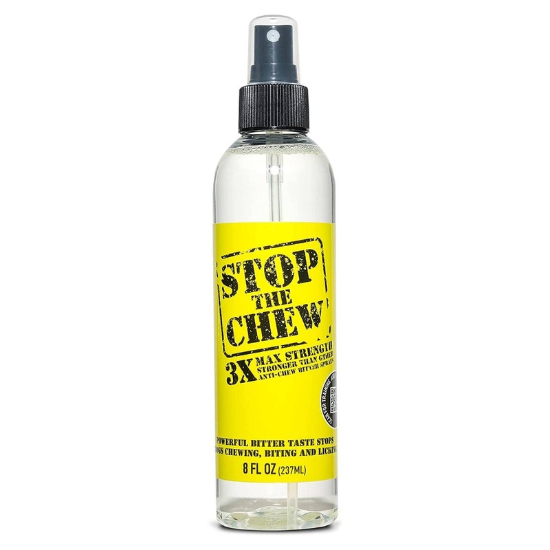 EBPP Stop The Chew 3X Strength Anti Chew Bitter Spray Deterrent for Dogs and Puppies – Alcohol-Free – Most Powerful Bitter Deterrent – 8 Ounce