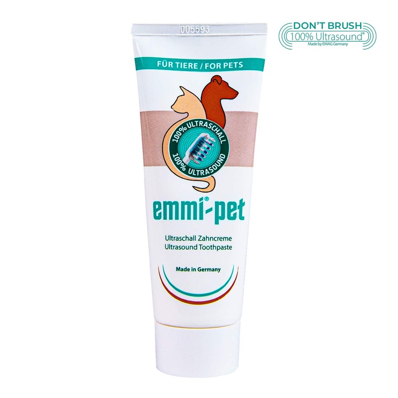 Emmi-pet Dog Toothpaste for Ultrasonic Toothbrush – Dog Toothpaste – Vegan, Free from Nanomaterials & Microplastics – Without Animal Testing – 75 ml