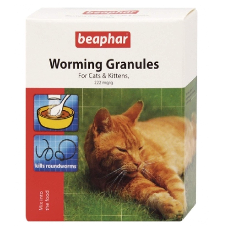 Leeway Beaphar – WORMER GRANULES FOR CATS & KITTENS – 4 Sachet Pack x1