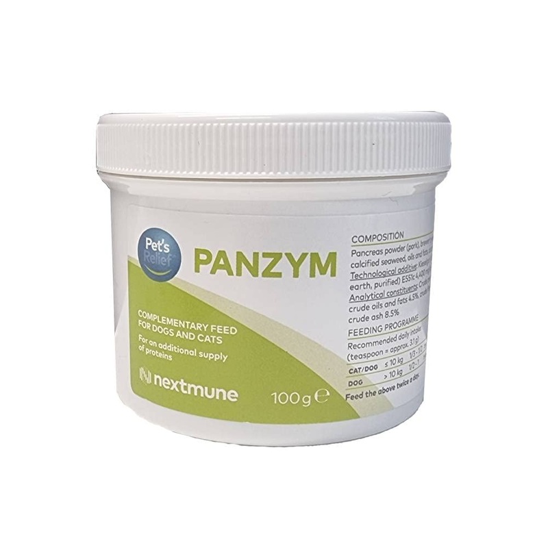 Pet’s Relief Panzym Powder 100g