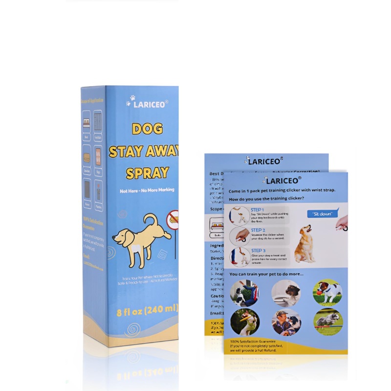 Pet Stop Marking Not here Dog Spray – Pee Safe Dog Repellent Spray -Dog Anti-Pee Spray for Indoor and Outdoor Use-Dog Stop Pee Training Spray-8 oz