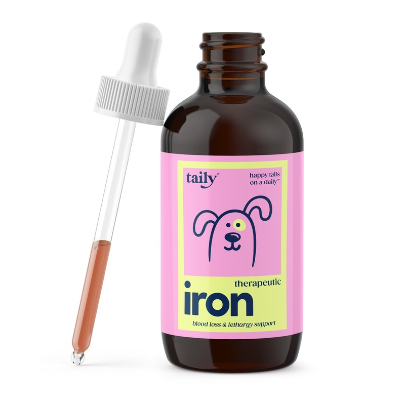 Taily AminoPets Liquid Iron Supplements for Dogs, Cats | Supports Anemia, Low Enery Levels and Lethargy | For Dogs, Puppies, Cats, and Kittens – Made in USA