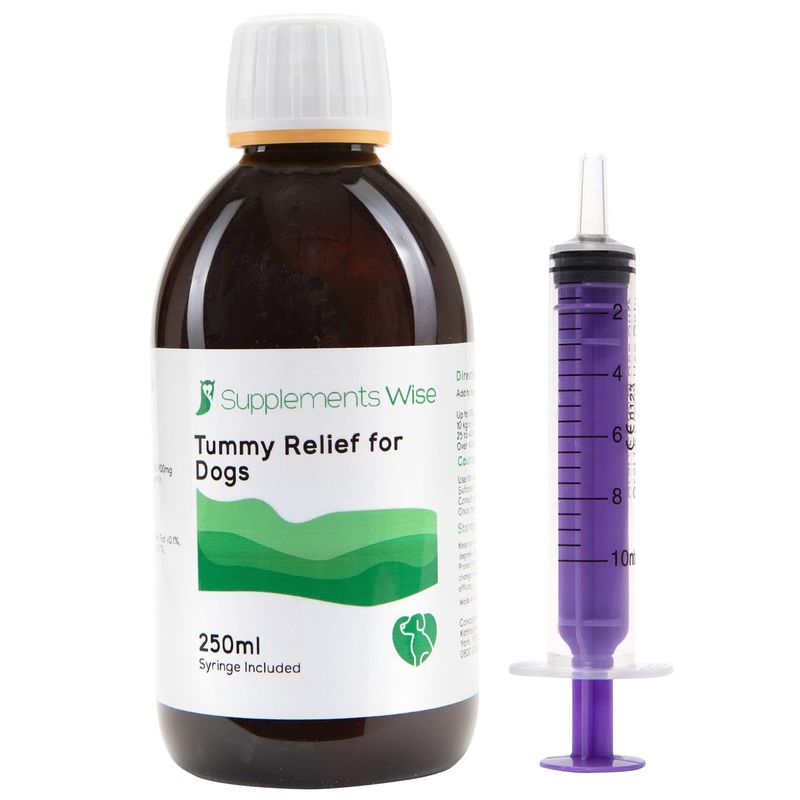 Tummy Relief for Dogs – Puppy and Dog Diarrhea Treatment – Stomach Settler and Gut Health Supplements – Liquid Dog Medicine for Dog Upset Stomach- Fast Acting Stool Firm Remedy – 1 Bottle, 250ml