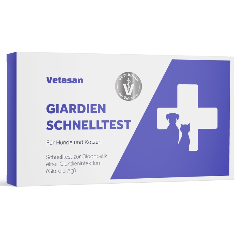 Vetasan 2X Giardia rapid test for dogs and cats I Professional Giardia test reliable & fast I 98.3% accuracy I Giardia test, Giardia test 2 x test