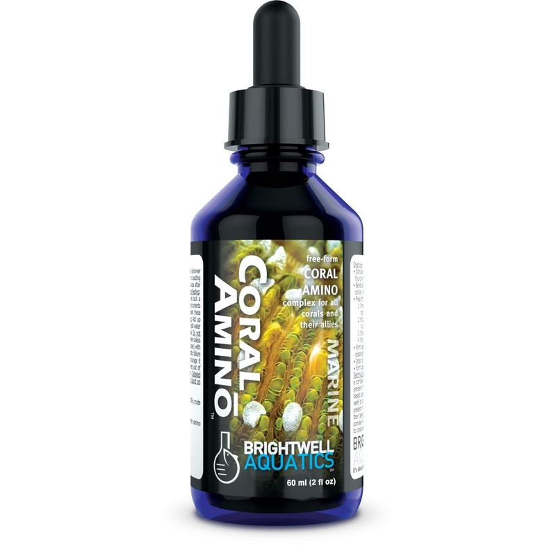 Brightwell Aquatics CoralAmino – Amino Acid Complex for Coral Coloration & Growth 60-ML