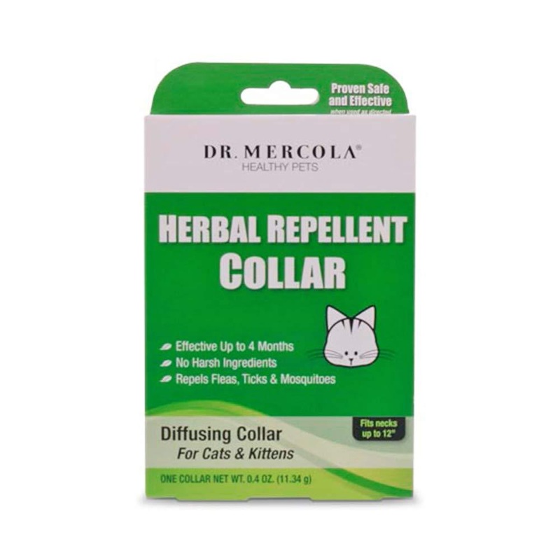 Dr. Mercola Herbal Repellent Collar for Cats & Kittens