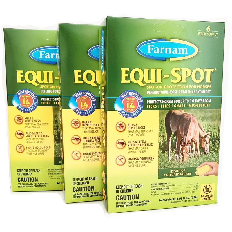 Equi-spot: Spot-On Fly Control for Horses (3 x 10mL Tubes)