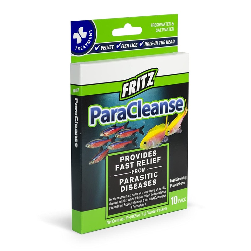 Fritz Aquatics ParaCleanse Treatment for Aquarium Fish (10 ct)