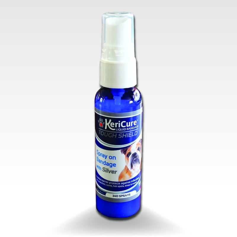 KeriCure Tough Shield Liquid Bandage, 2oz Spray on Liquid Bandage for Pets, Dogs, Cats and Small Animal Skin and Wound Care, Woman Owned Small Business, Made in The USA