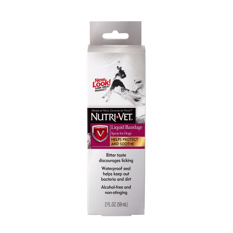 Nutri-Vet Liquid Bandage Spray for Dogs | Protects & Soothes Minor Injuries | 2 Ounces