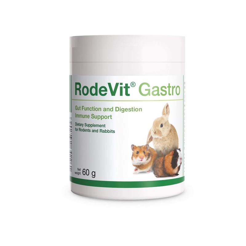RodeVit Gastro Probiotic Herbal Mixture and Beta-Glucan for Rodents and Rabbits 60g Digestion Aid