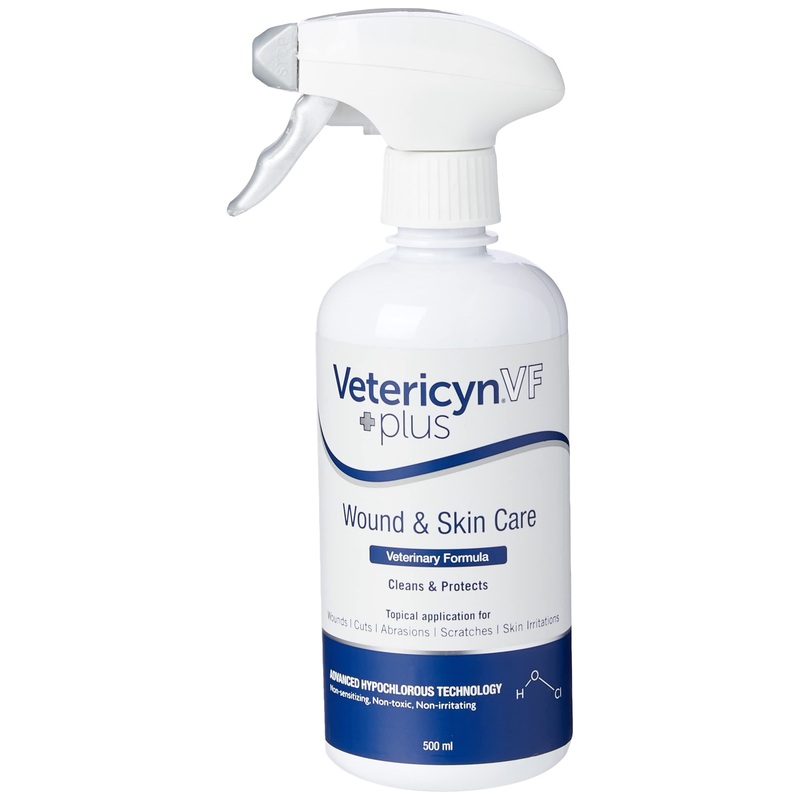 Vetericyn Plus VF Wound and Skin Care Liquid, 500 ml