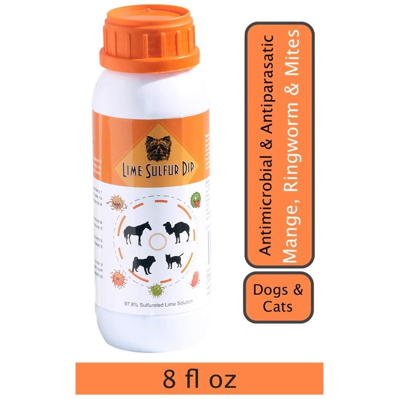 Vetoquinol Lime Sulfur Dip for Dogs and Cats, 4oz