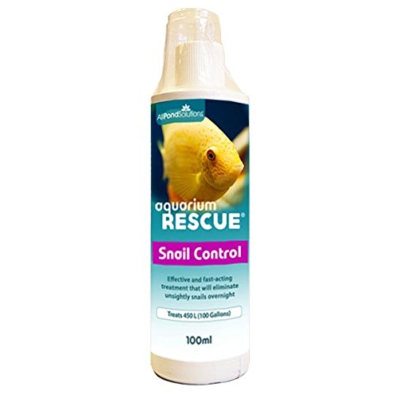 All Pond Solutions Aquarium Rescue Snail Control Fish Tank Water Treatment 100ml