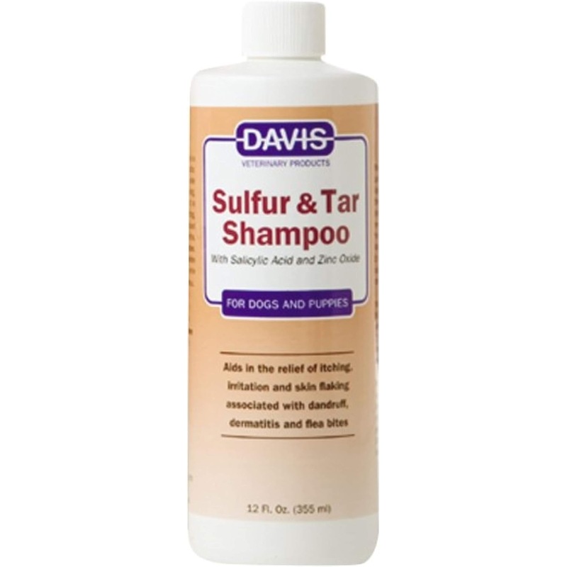 Davis Sulfur Tar Shampoo for Pets, 12 oz