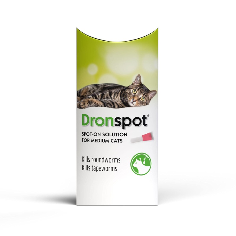 Dronspot Medium Cat Spot-on Worming Solution 1 Pipette