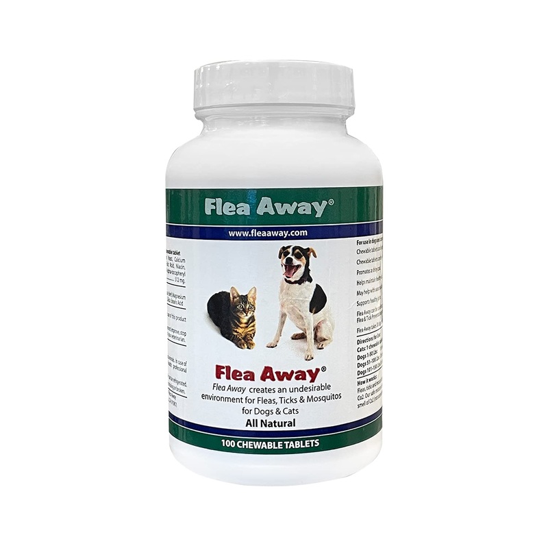 Flea Away All Natural Chewable Tablets, 100 Count 1 Single