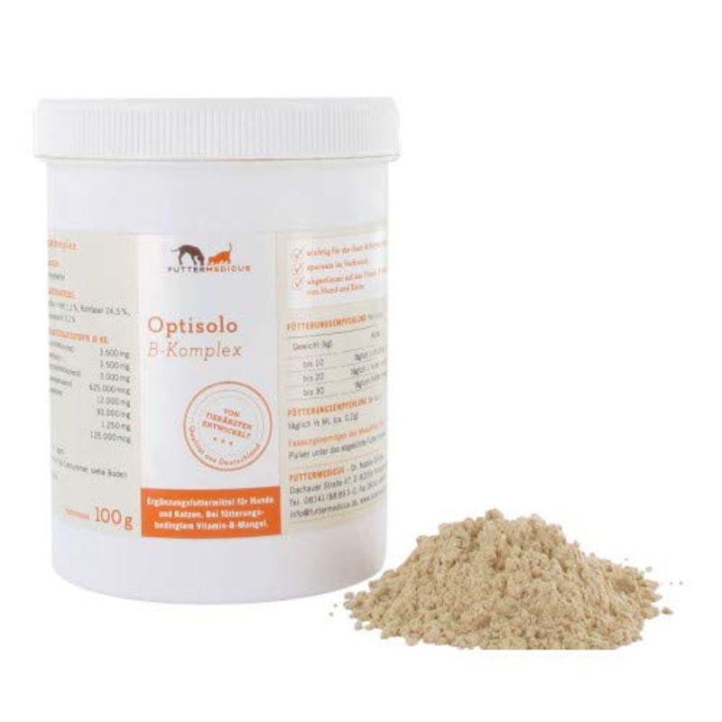 Futtemedicus Optisolo B complex powder for dogs and cats 100g