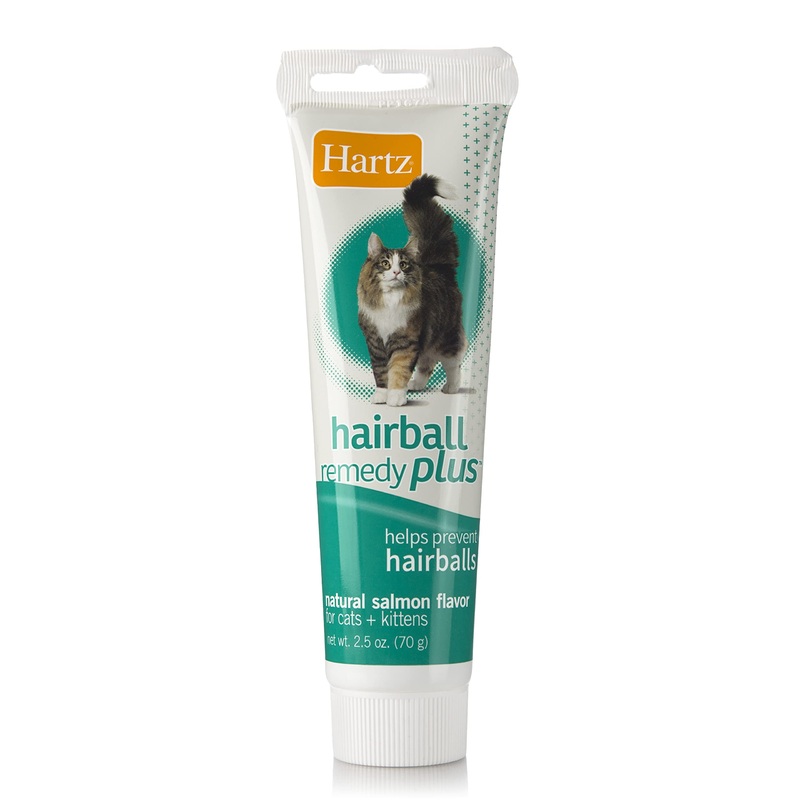 Hartz Hairball Remedy Plus Salmon Flavored Paste for Cats and Kittens, 2.5 Ounce