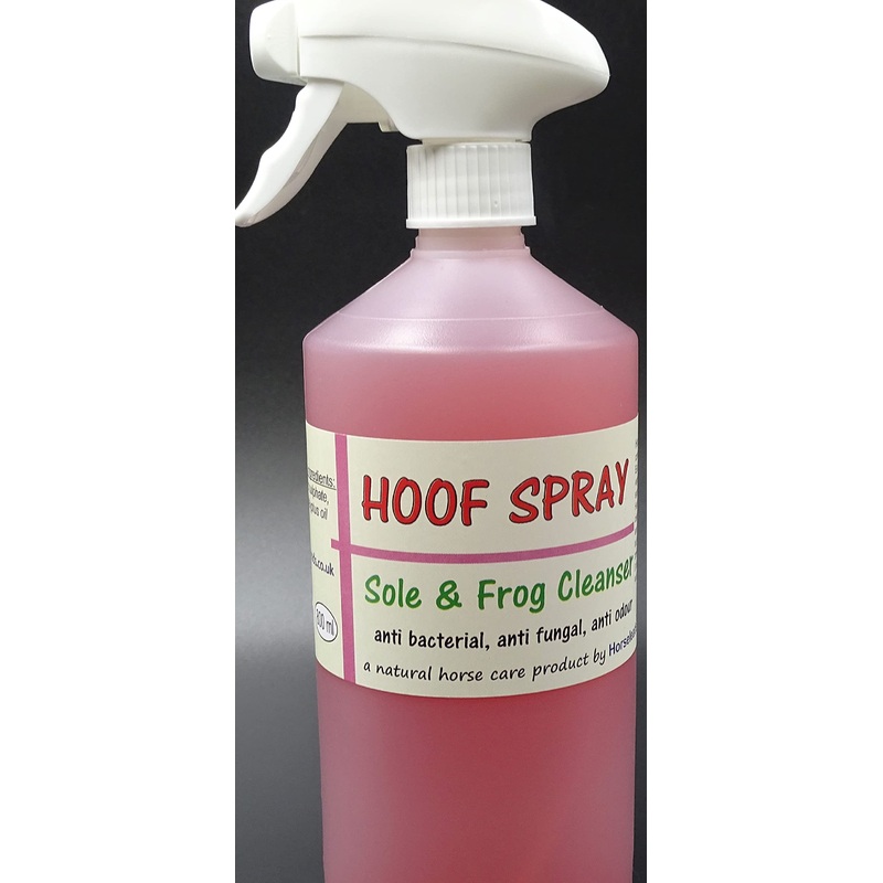 Hoof Spray Sole and Frog Disinfectant Antiseptic Cleanser by Horse Leads 800ml for thrush for horses