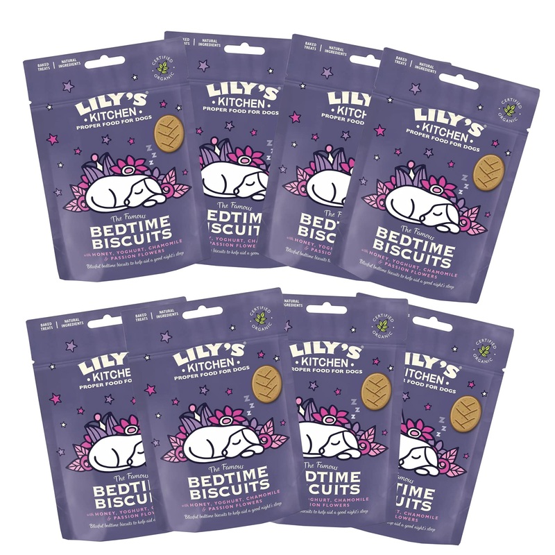 Lily’s Kitchen Bedtime Biscuits, Dog Treats, 80g x 8 PACKS