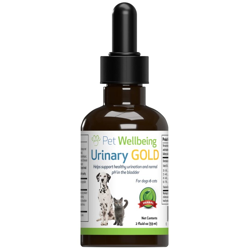Pet Wellbeing – Urinary Gold for Dogs – Natural Support for Dog Urinary Tract Health 2oz