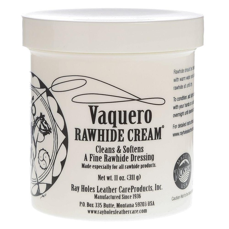 Ray Holes Leather Care Products Vaquero Rawhide Cream, Ideal For Conditioning And Water-Proofing Rawhide and Other Fine and Exotic Leathers, Pint Container