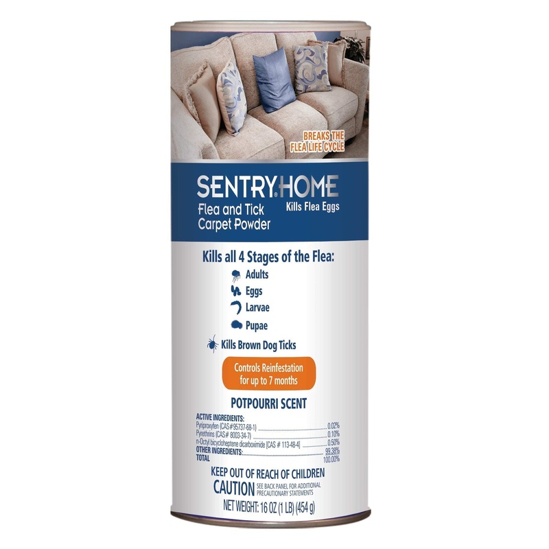Sergeant’s Pet 3235 Flea & Tick Carpet Powder 16Oz