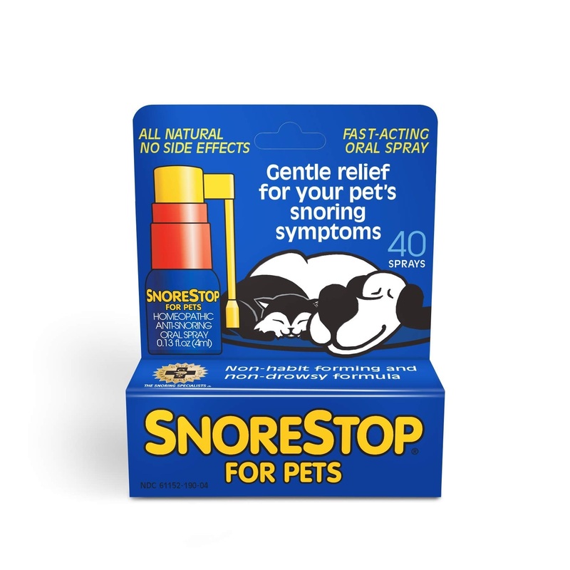 Snore Stop for Pets 40 Sprays I Natural Anti-Snoring Solution I Snore Relief for Dogs Cats I Stop Snoring Aid I Sleep Remedy I Help Stop Dog Snores I Anti-Snore Aid 1