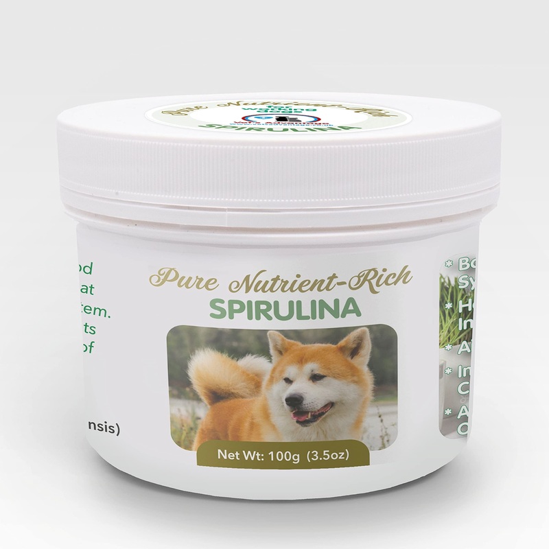 Vet’s Advantage 100% Pure Spirulina for Dogs  Natures Powerful High Protein Superfood to Improve Skin and Coat, Aid Digestion, and Give a Boost to Your Dog’s Overall Health