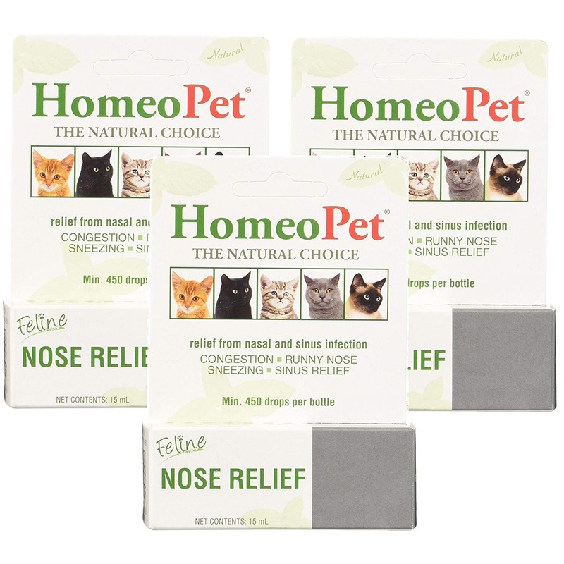 (3 Pack) Homeopet Feline Nose Relief, One Size