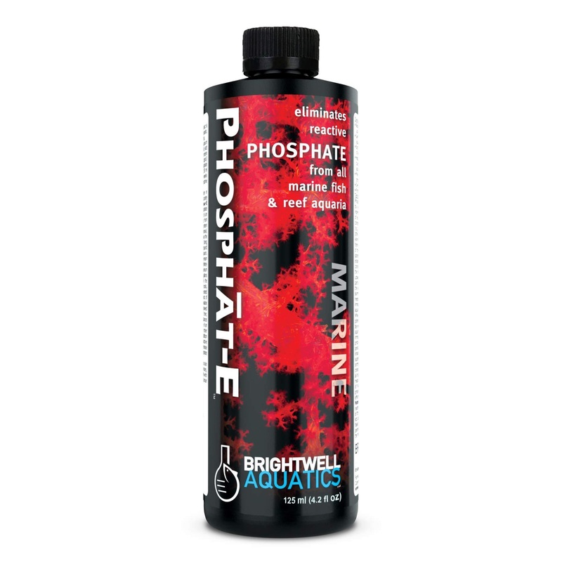 Brightwell Aquatics Phosphat-E – Liquid Phosphate Remover for Marine Fish and Reef Aquarium Tank 125-ML