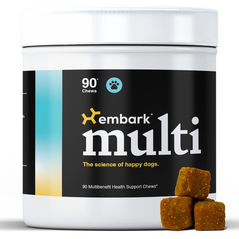Embark Dog Multibenefit  All-in-1, Supplements for Dogs  Glucosamine, Chondroitin, Joint Support  Skin, Coat, Brain, and Immune Health  Vet-Formulated and All-Natural  90 Soft Chews