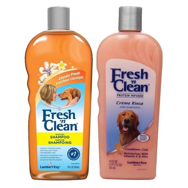 Fresh ‘N Clean Classic Shampoo & Creme Rinse Bundle: (1) Fresh ‘N Clean Classic Fresh Scented Shampoo, and (1) Fresh ‘N Clean Classic Fresh Scented Creme Rinse, 18 Oz. Ea.z.)
