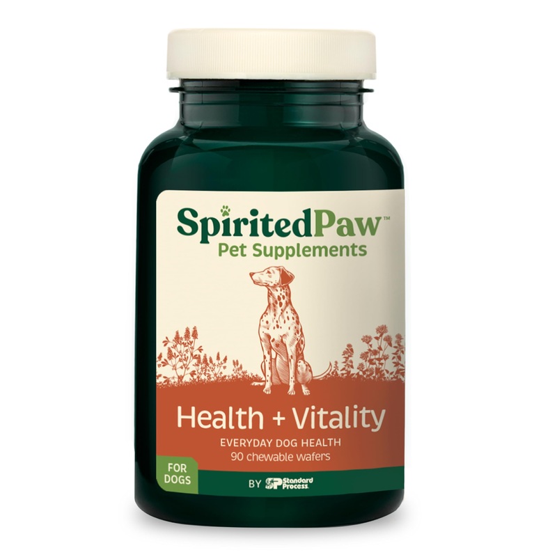Health + Vitality for Dogs – Pet Supplement for Immune System, Coat, Liver Health & More – Dog Multifunctional Support with Choline, Calcium, Zinc, & Vitamins D and A – 90 Chewable Wafers