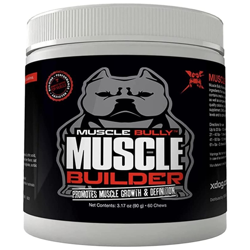 Muscle Builder for Dogs – Combines Clinically Proven Muscle Building Ingredients That Support Muscle Growth, Size, Definition and Endurance. Ultimate Canine Muscle Building Supplement. 60 Count