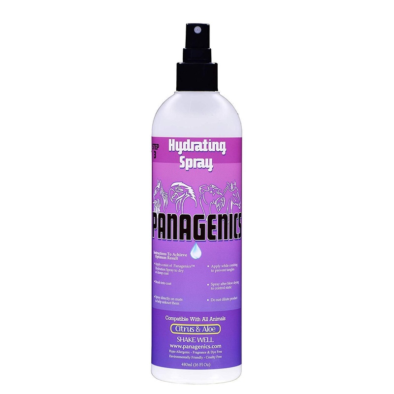 Panagenics | Pet Hydrating Spray – Safe for All Animals, Unscented, Contains Citrus and Aloe Active Ingredients – 16 Ounce