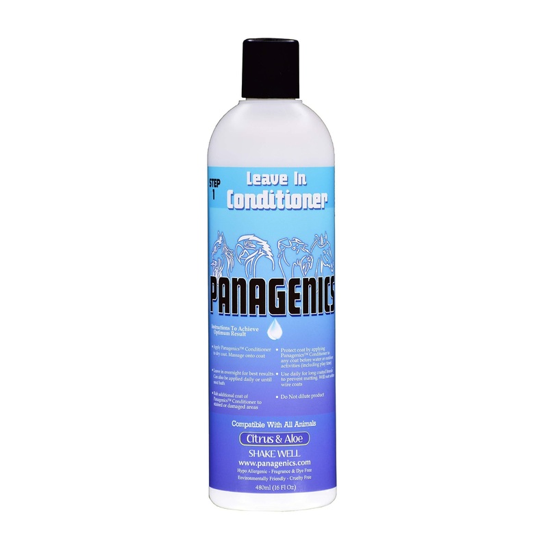 Panagenics | Pet Leave-in Conditioner – Safe for All Animals, Unscented, Contains Citrus and Aloe Active Ingredients – 16 Ounce Bottle