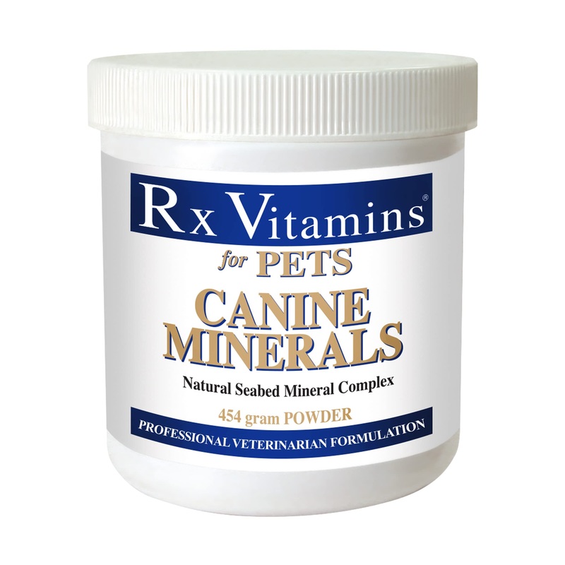 Rx Vitamins Canine Minerals – Dog Calcium Supplement Plus Magnesium & Potassium – Mineral Powder for Dogs – Mineral Supplement for Dogs 16 oz Original Label