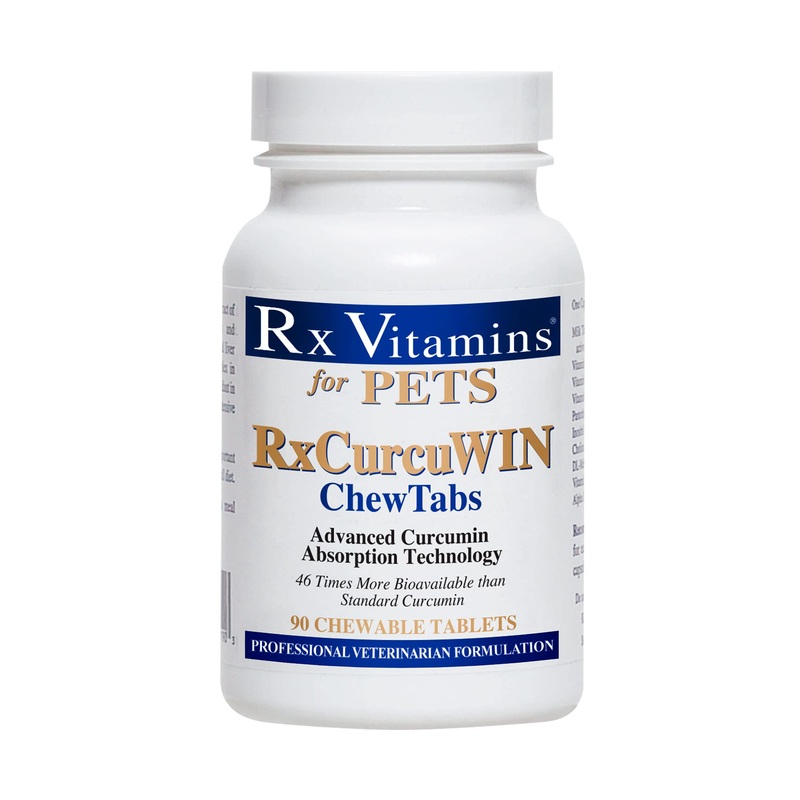 Rx Vitamins CurcuWIN Curcumin for Pets – Cat Immune Support – Dog Digestive Support – 90 ct Rx Vitamins CurcuWIN