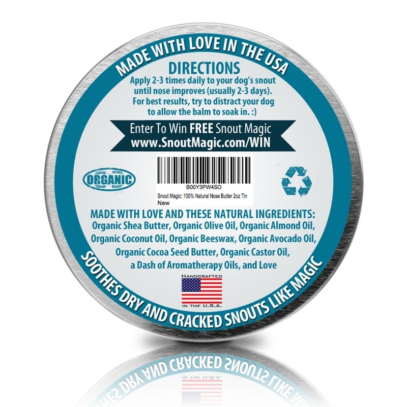Snout Magic: Diamond Package – Premium All Natural Dog Nose Butter Moisturizer Balm to Sooth, Cure, & Heal Dry Cracked Chapped Dog Nose – Includes (2oz) & Mini Tube (.15 oz)